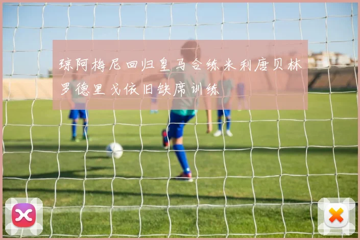 琼阿梅尼回归皇马合练米利唐贝林罗德里戈依旧缺席训练