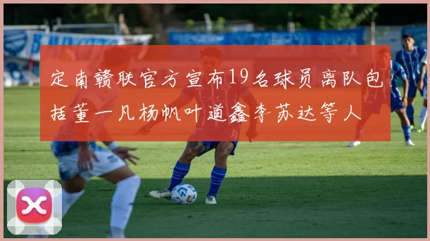 定南赣联官方宣布19名球员离队包括董一凡杨帆叶道鑫李苏达等人